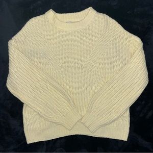 Super soft and comfortable cheery yellow sweater.